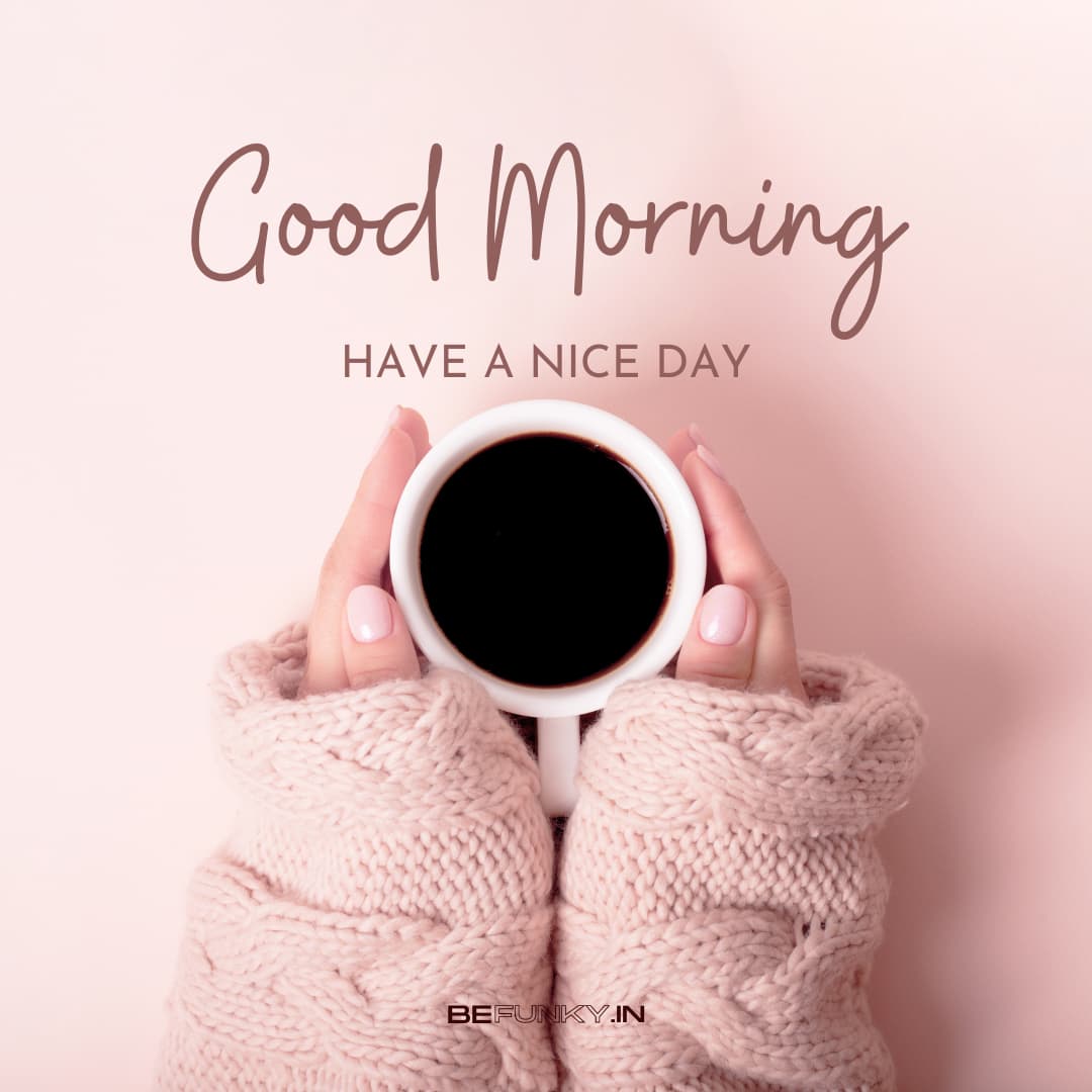Good morning black coffee image