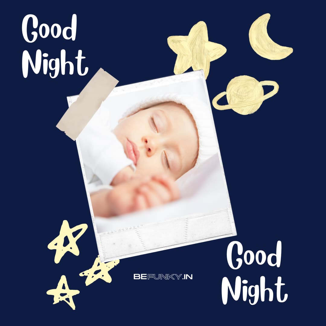 good night baby image