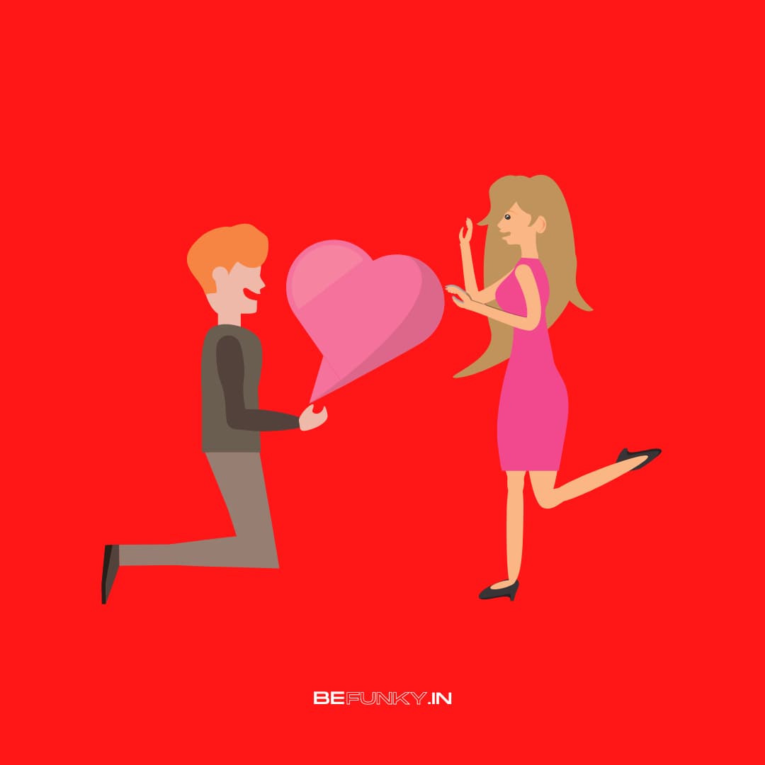 happy propose day image illustration