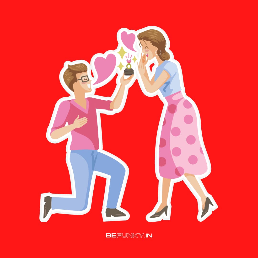 happy propose day illustration photo