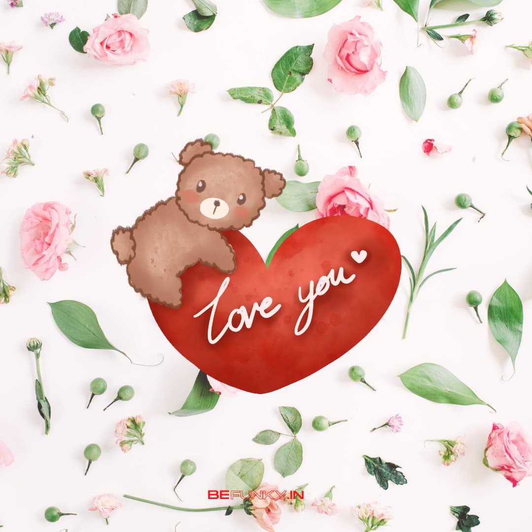 happy teddy day image card