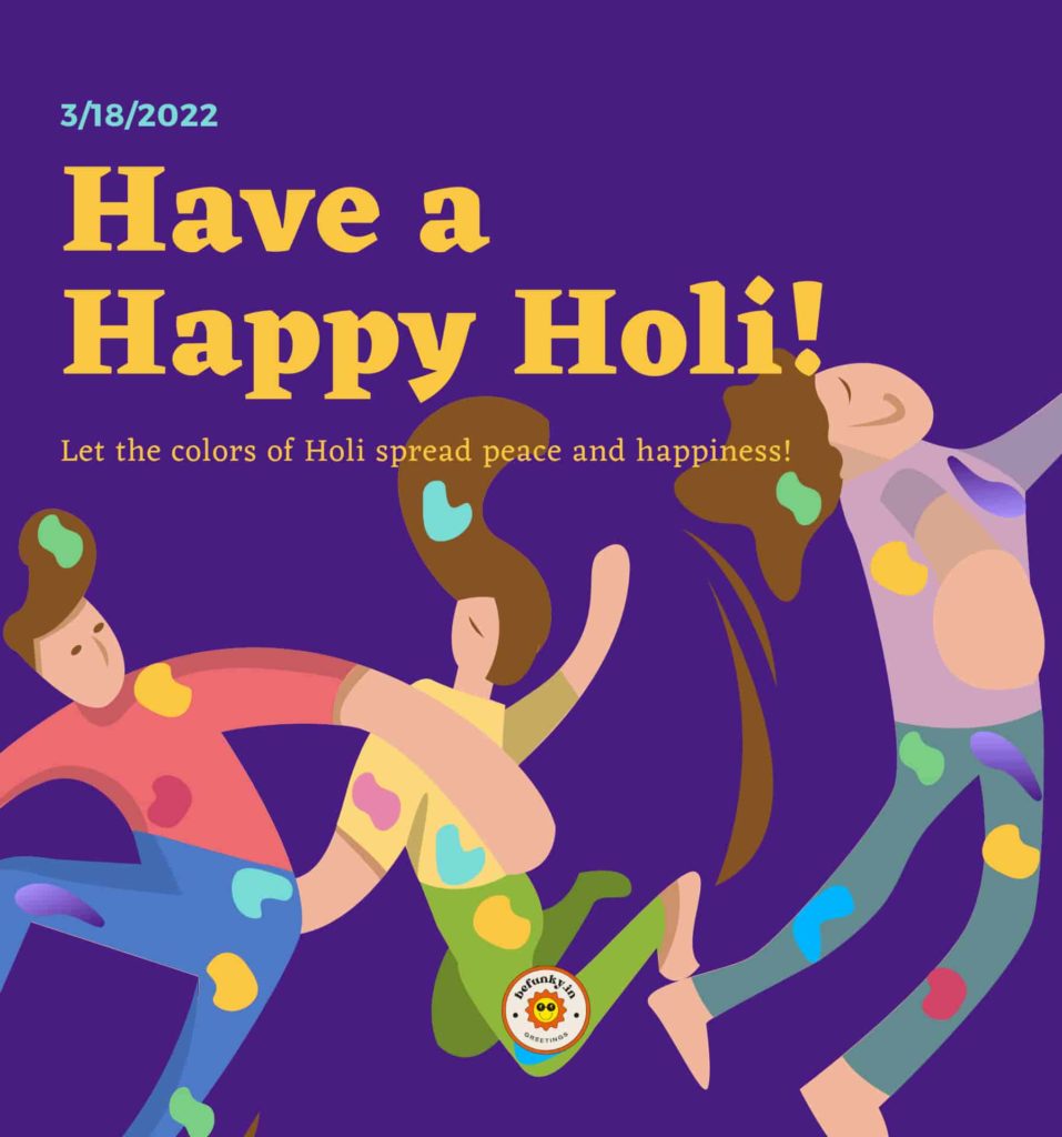 Happy Holi Wishes in English