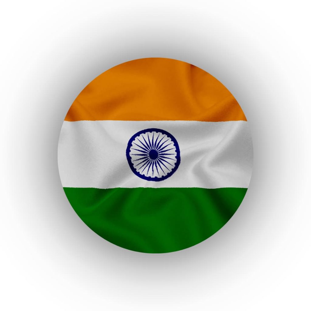 India Independence Day WhatsApp DP India flag in circle