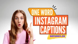 One Word Instagram Captions (copy paste)