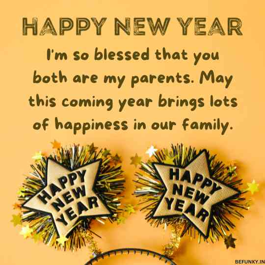 happy new year message for mom and dad
