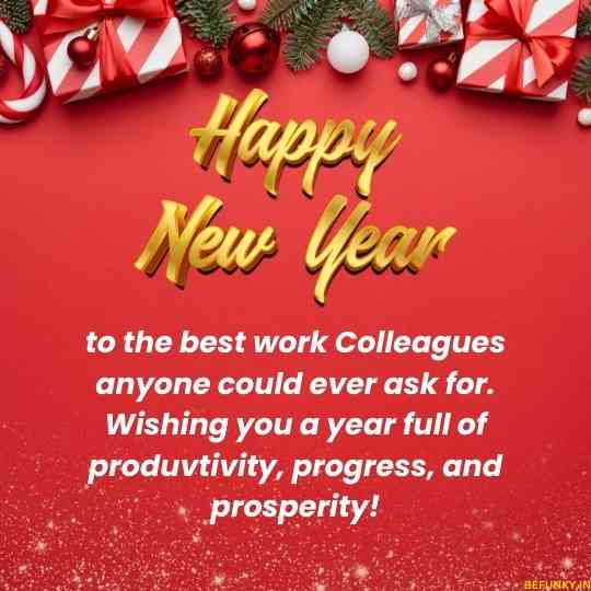 New Year Wishes for Work Colleagues