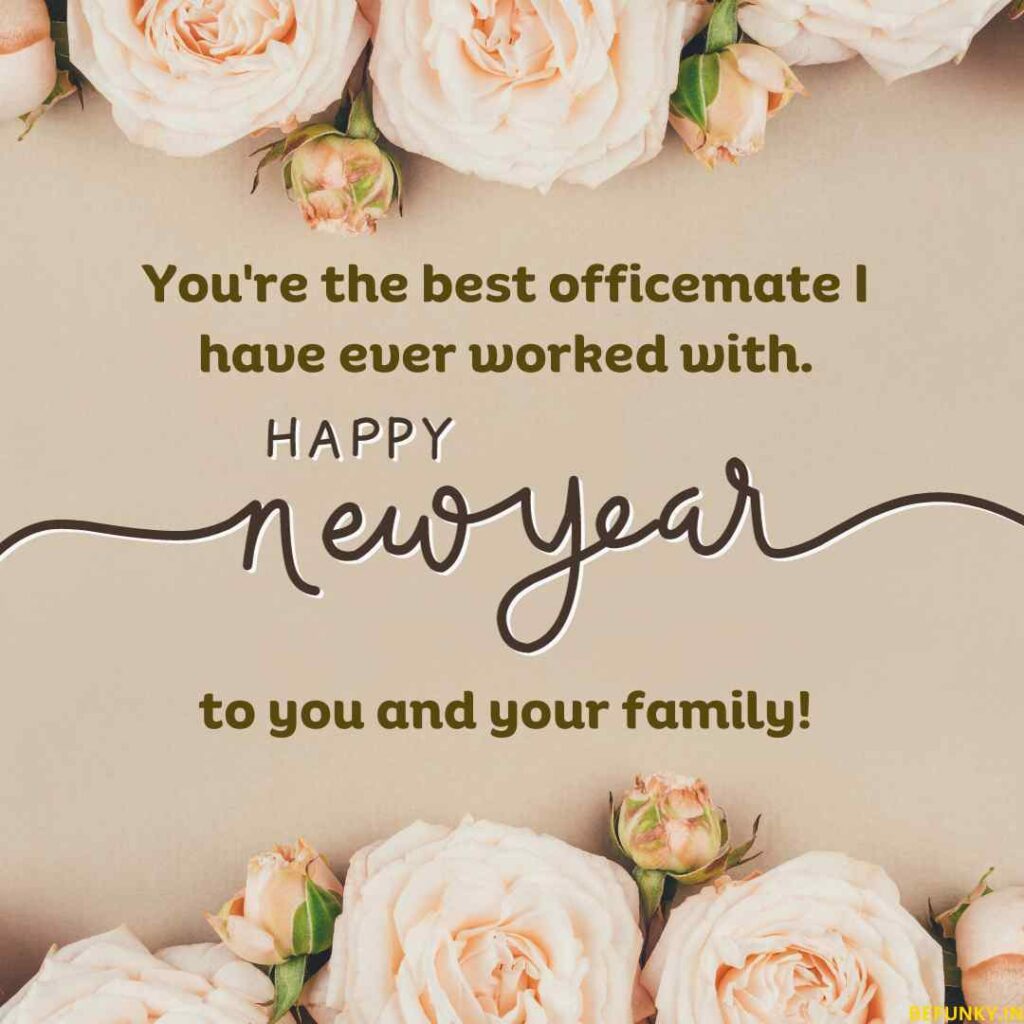 New Year Wishes for officemate
