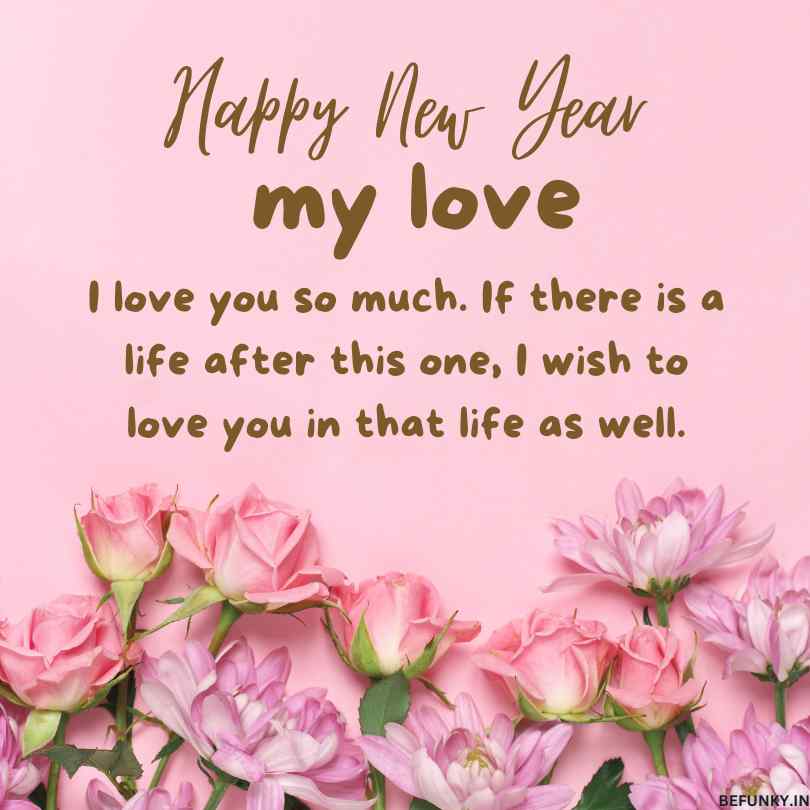 Romantic New Year Wishes for Lover