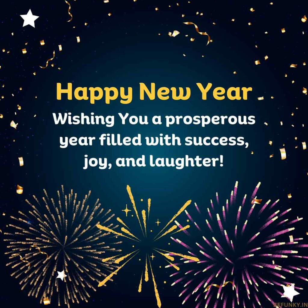 Wishing you a prosperous year