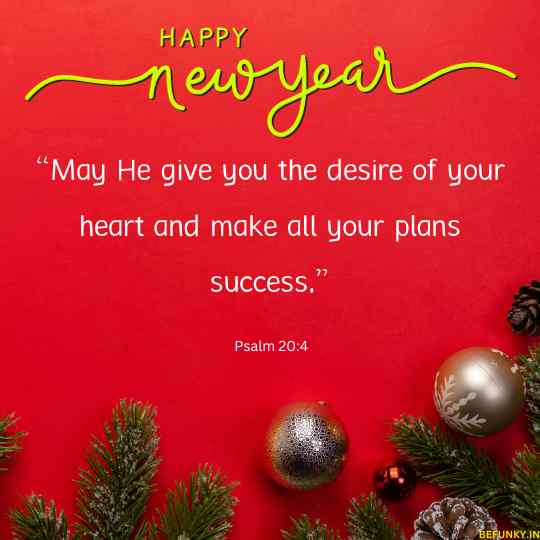 Biblical New Year message