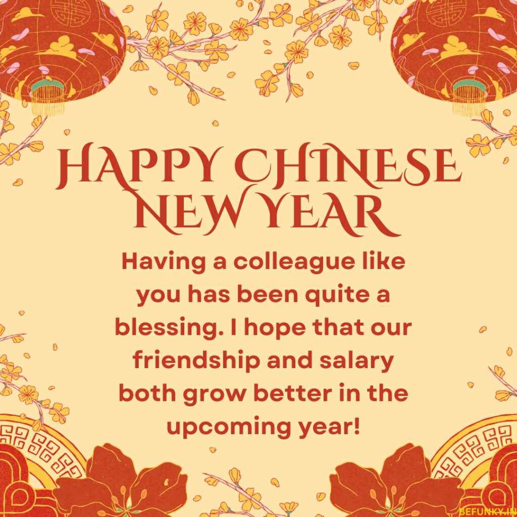 Chinese New Year Greetings For Colleague