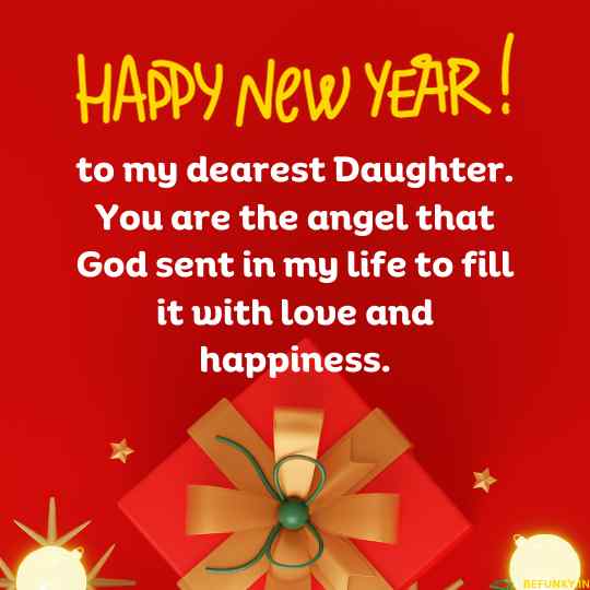 happy new year message to daughter