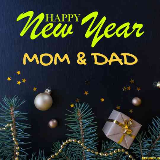 happy new year mom and dad