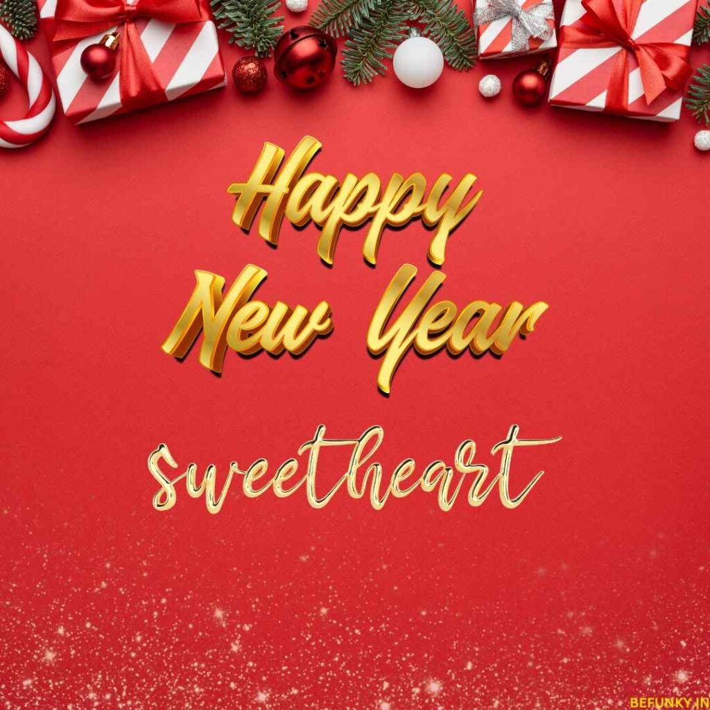happy new year sweetheart