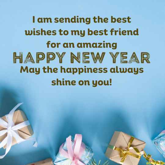 happy new year wishes for best friend