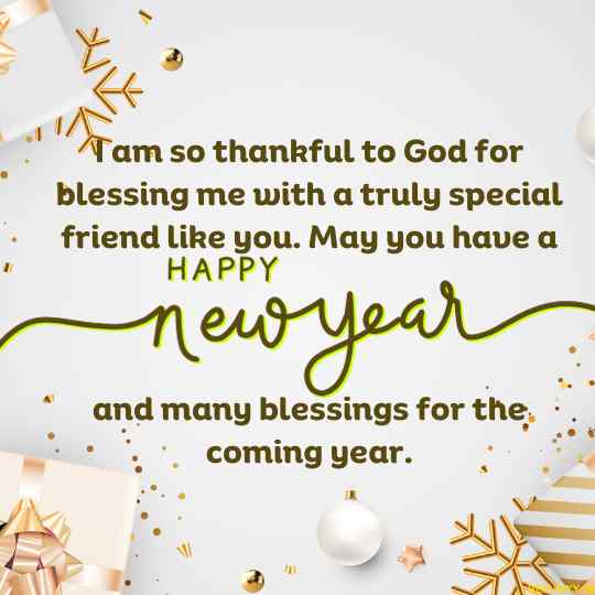 new year wishes for christian friend