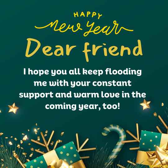 heart touching new year wishes for friends