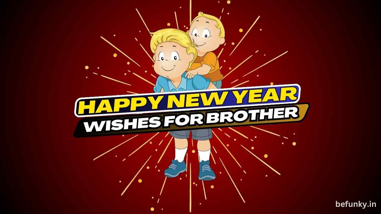 Happy New Year Wishes for Brother