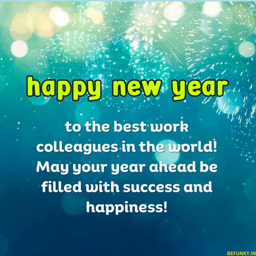 new year wishes for colleagues 