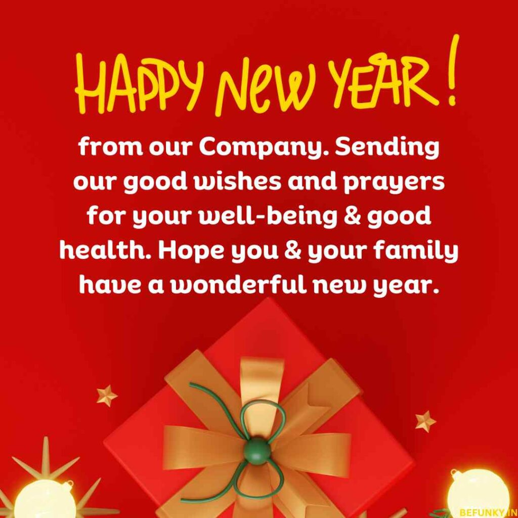 new year wishes for company