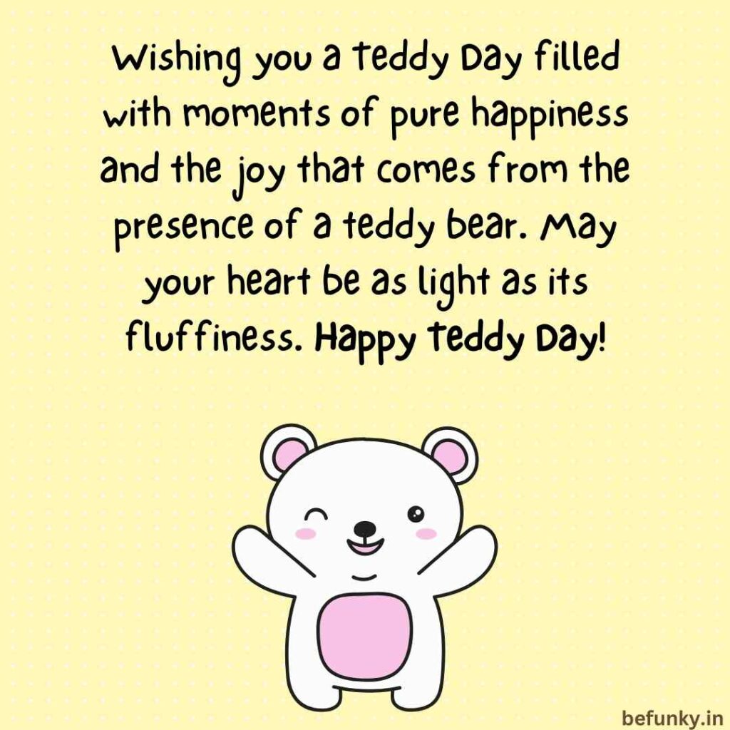 happy teddy day messages
