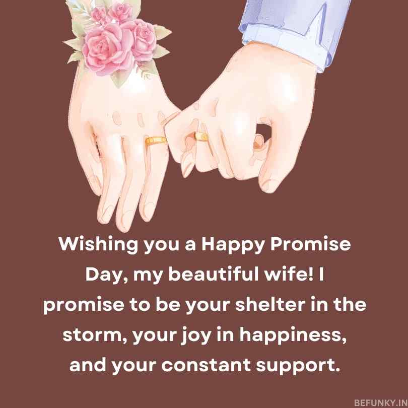 promise day wishes for wife