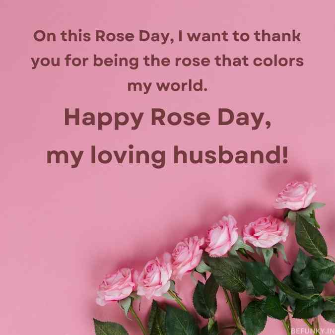 rose day wishes for husband