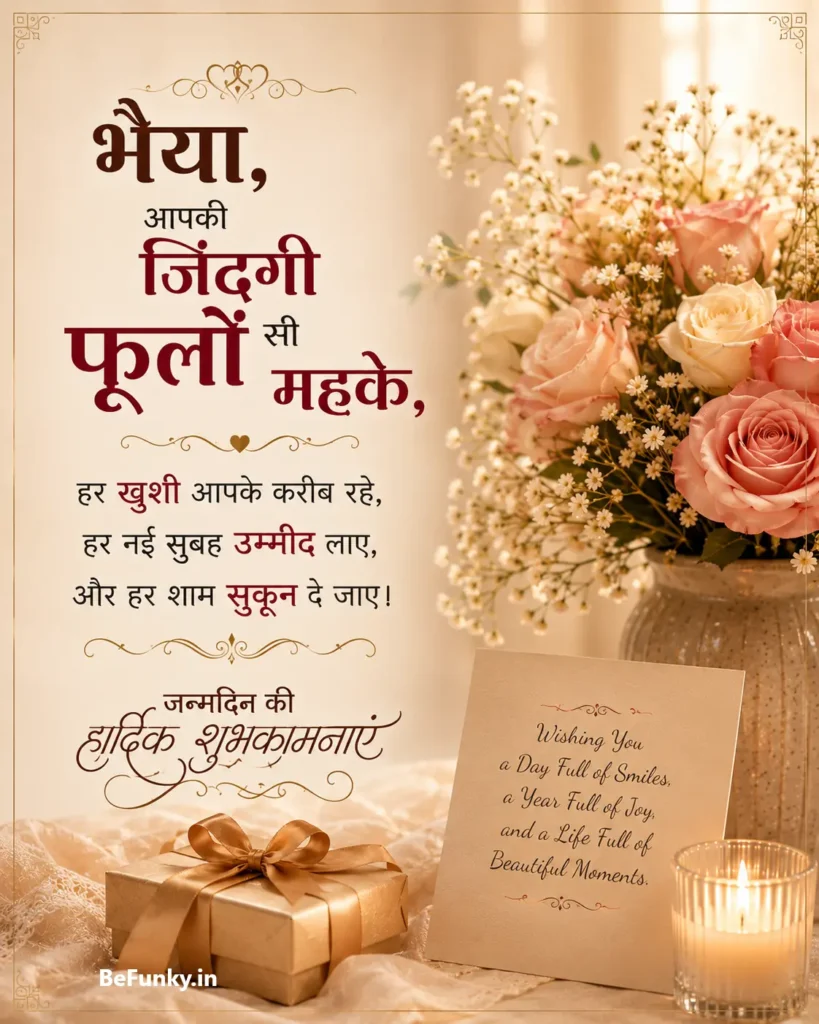 bhai ke liye khushiyon aur safalta ki mangalkamnayen
