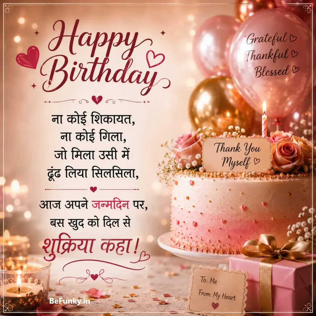 खुद के जन्मदिन पर दिल की बातें