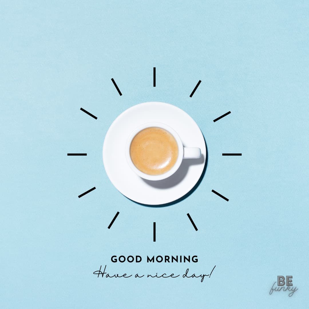 Good morning coffee image